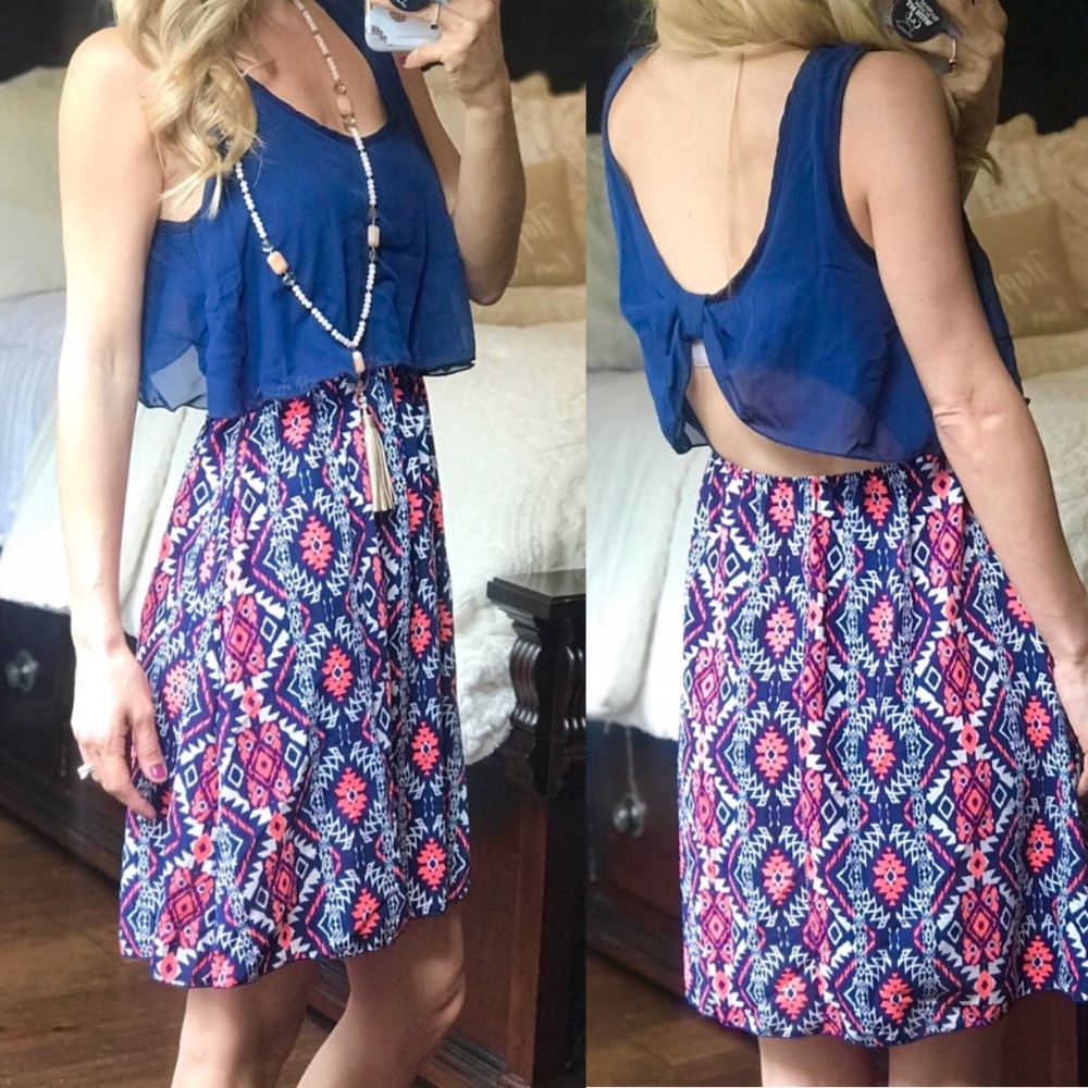 Urban Rose Dress with Cute Back